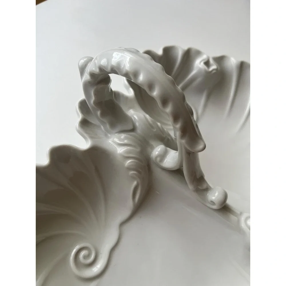 West Germany Vintage Double Leaf Relish/Snack dish